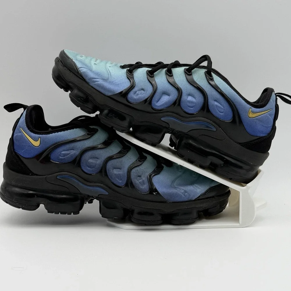 Nike Air VaporMax Plus Hyper Blue Original Fade 924453-008 Men's Size 10.5